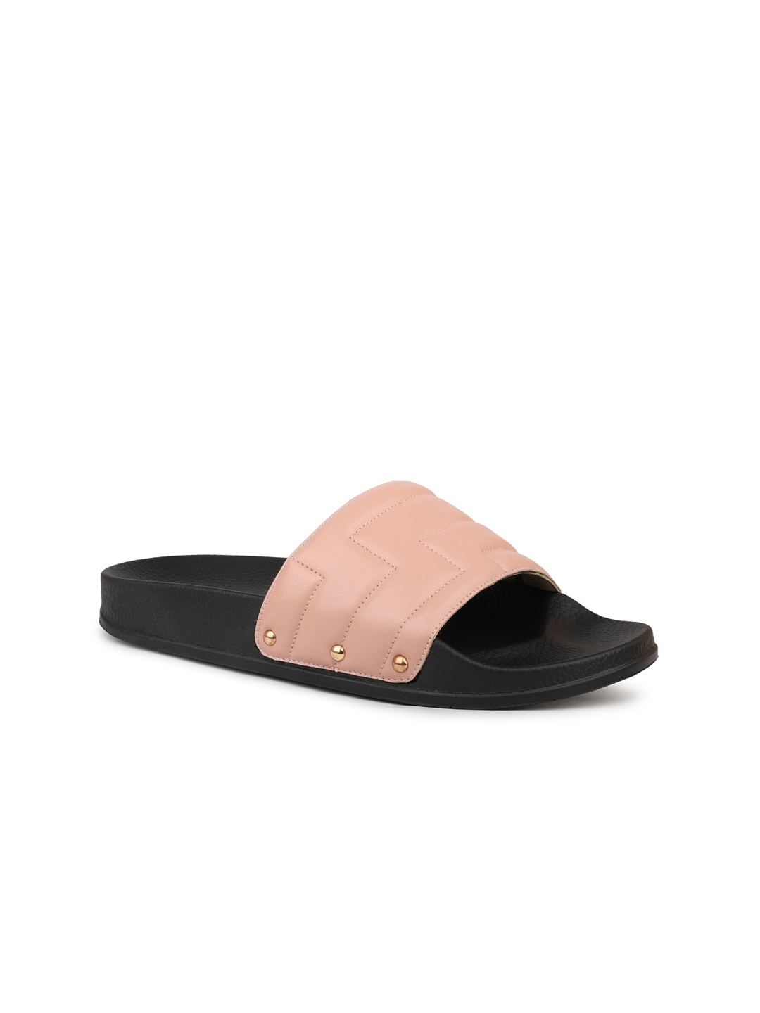 

Inc 5 Women Textured Open Toe Flats, Peach