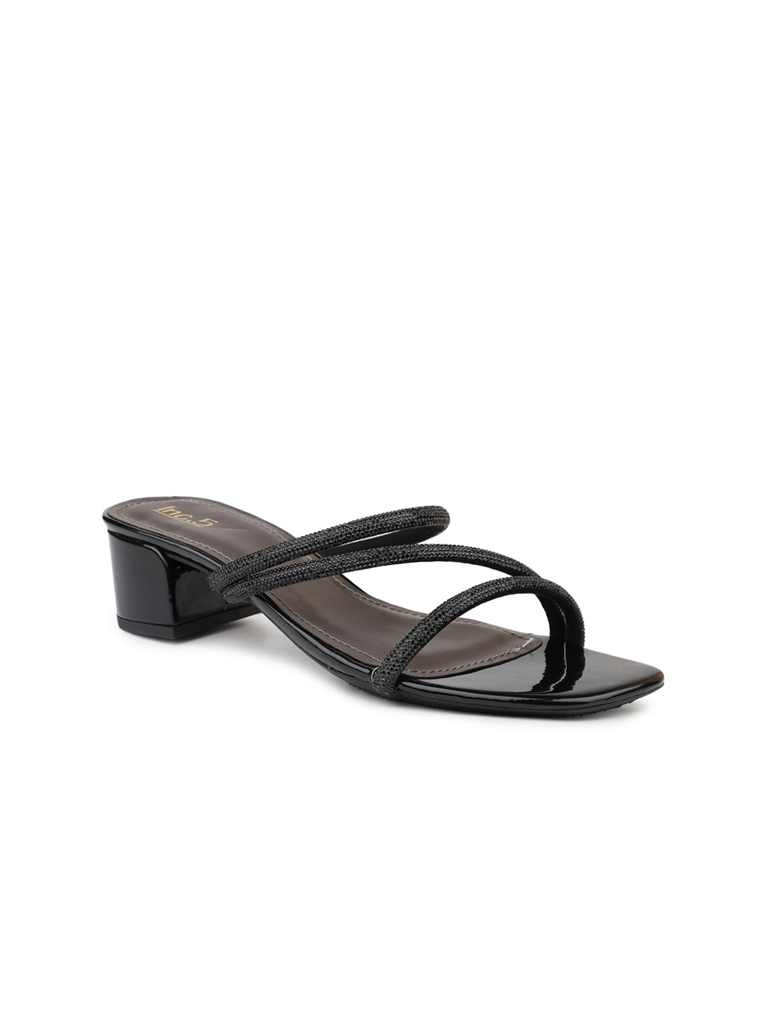 

Inc 5 Embellished Block Heels, Black