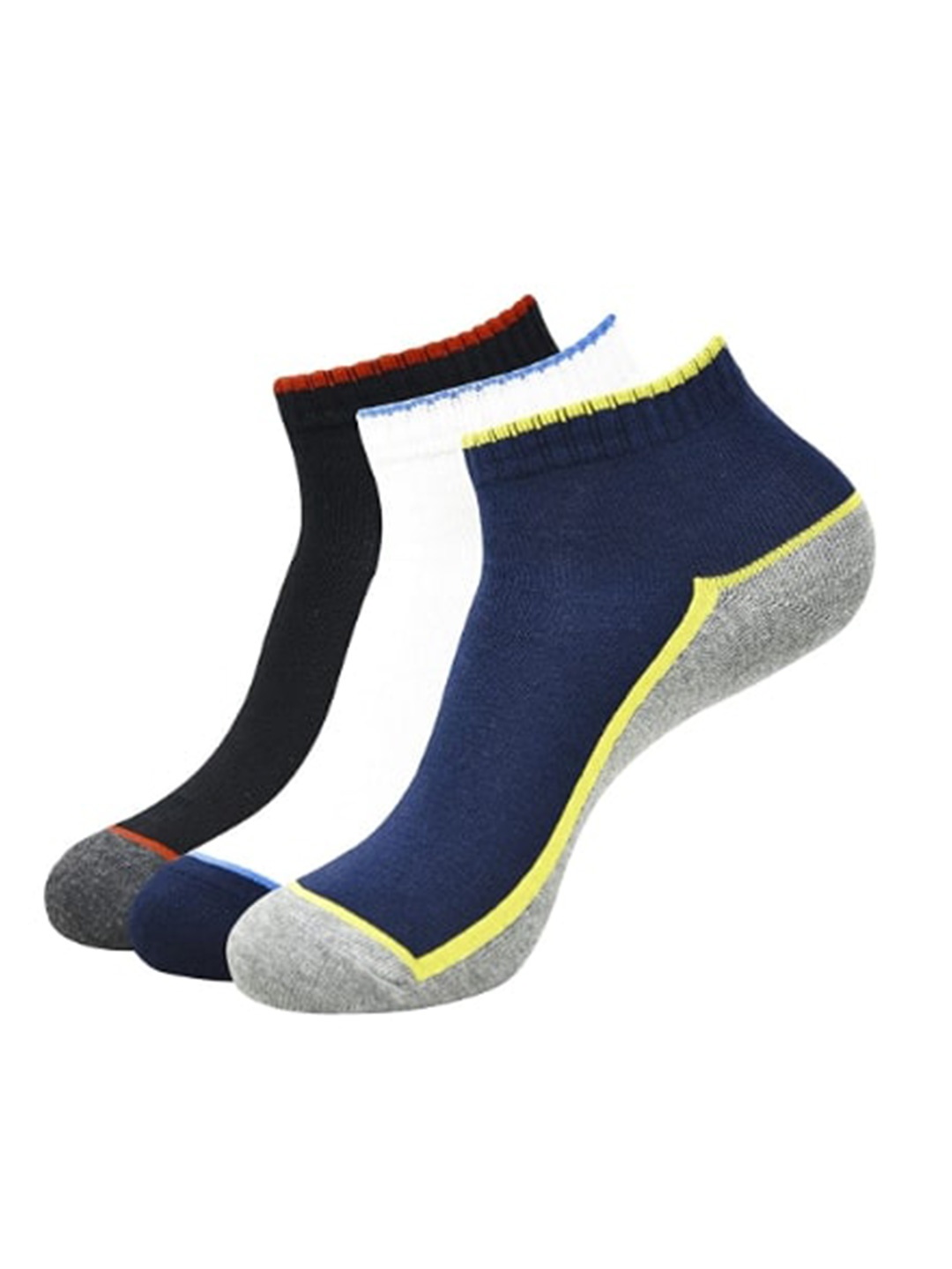 

Balenzia Men Pack of 3 Cotton Assorted Socks