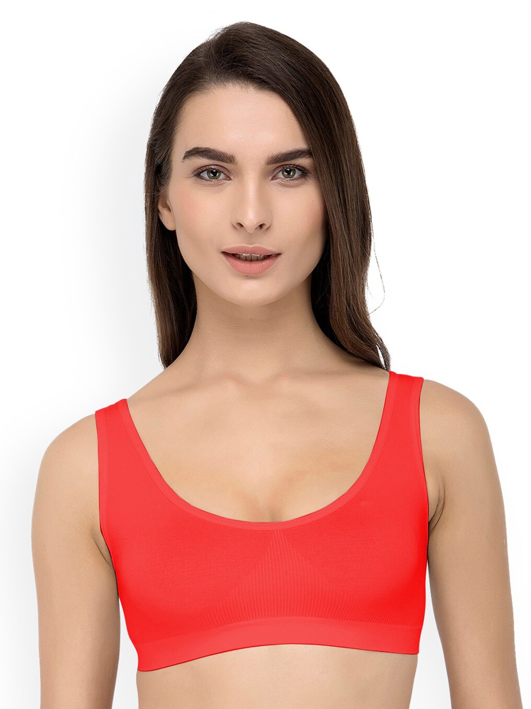 

TORONFRAS Full Coverage Lightly Padded Bra, Red