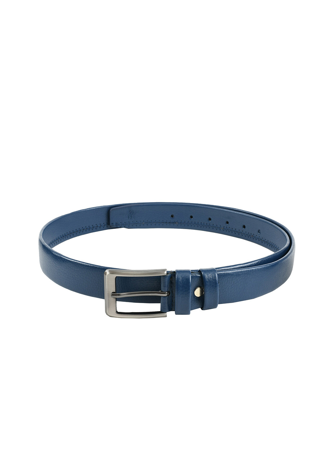 

Mast & Harbour Men Blue Solid Casual Belt