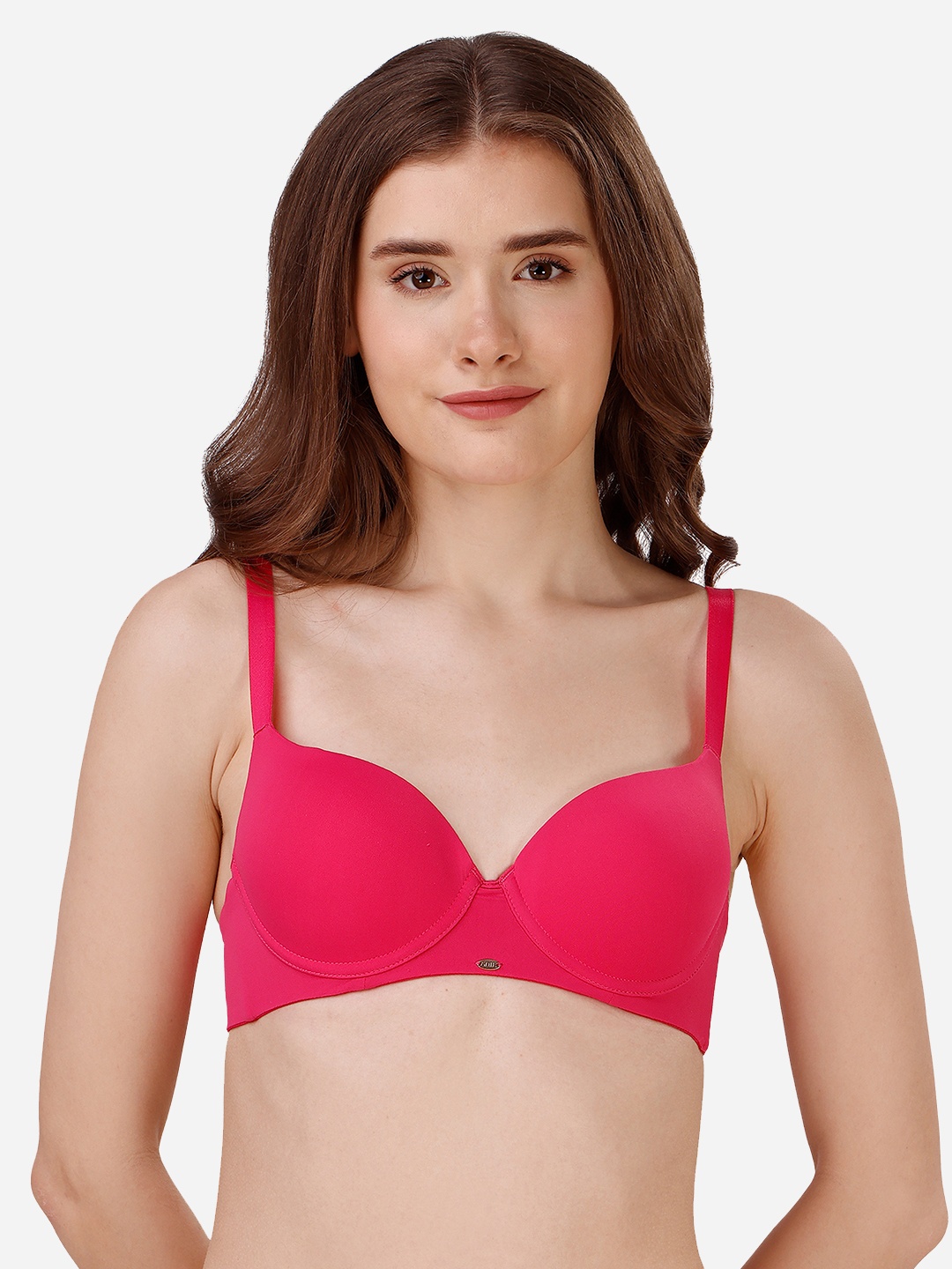 

Soie Women Medium Coverage Padded Wired T-shirt Bra, Pink