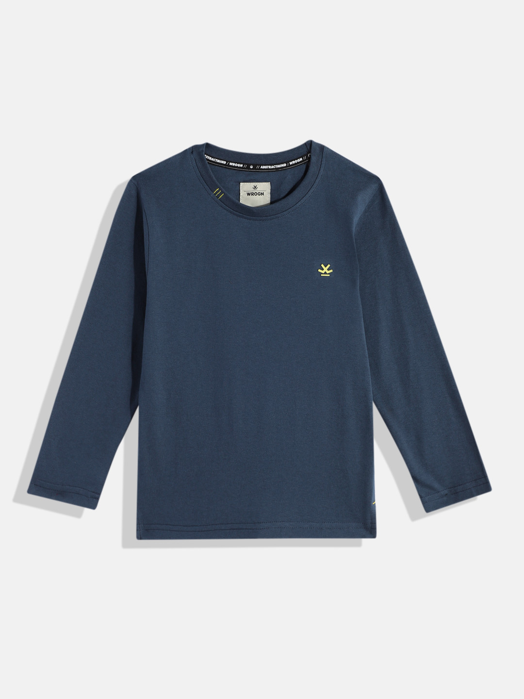 

WROGN YOUTH Boys Solid T-shirt, Blue