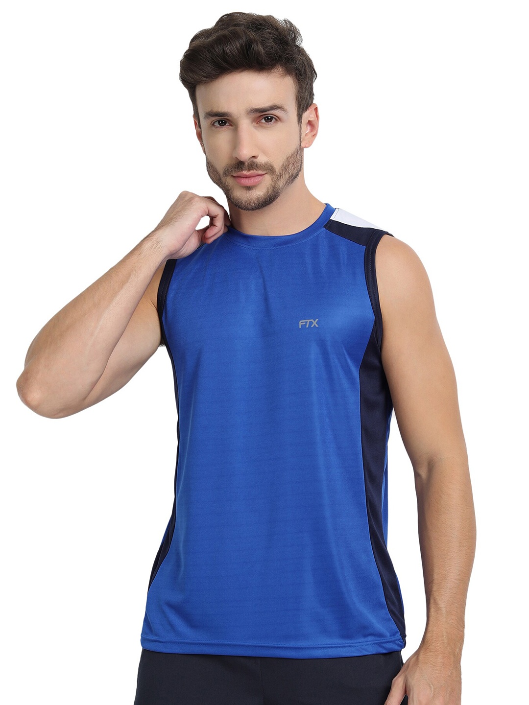 

FTX Men Sleeveless Dri-FIT T-shirt, Blue