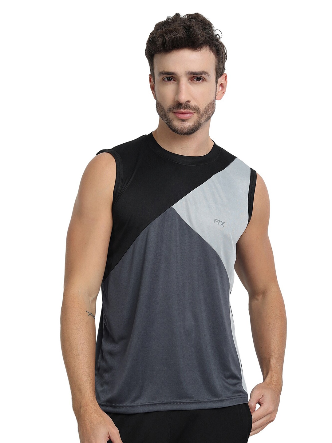 

FTX Colourblocked Dri-FIT Spirts T-shirt, Grey