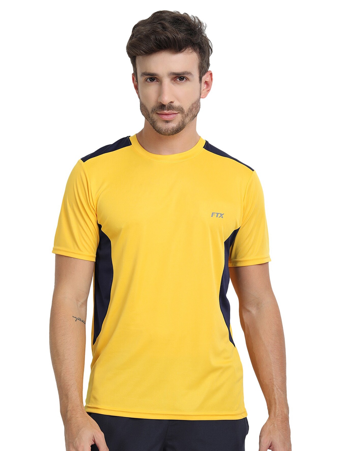 

FTX Round Neck Sports T-shirt, Yellow