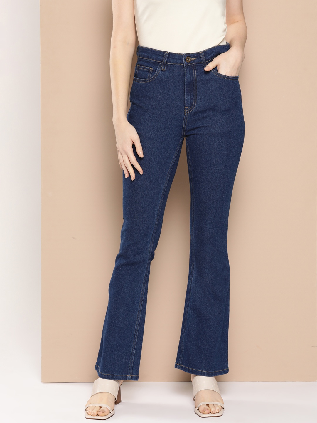 

Chemistry Women Blue Bootcut Stretchable Jeans
