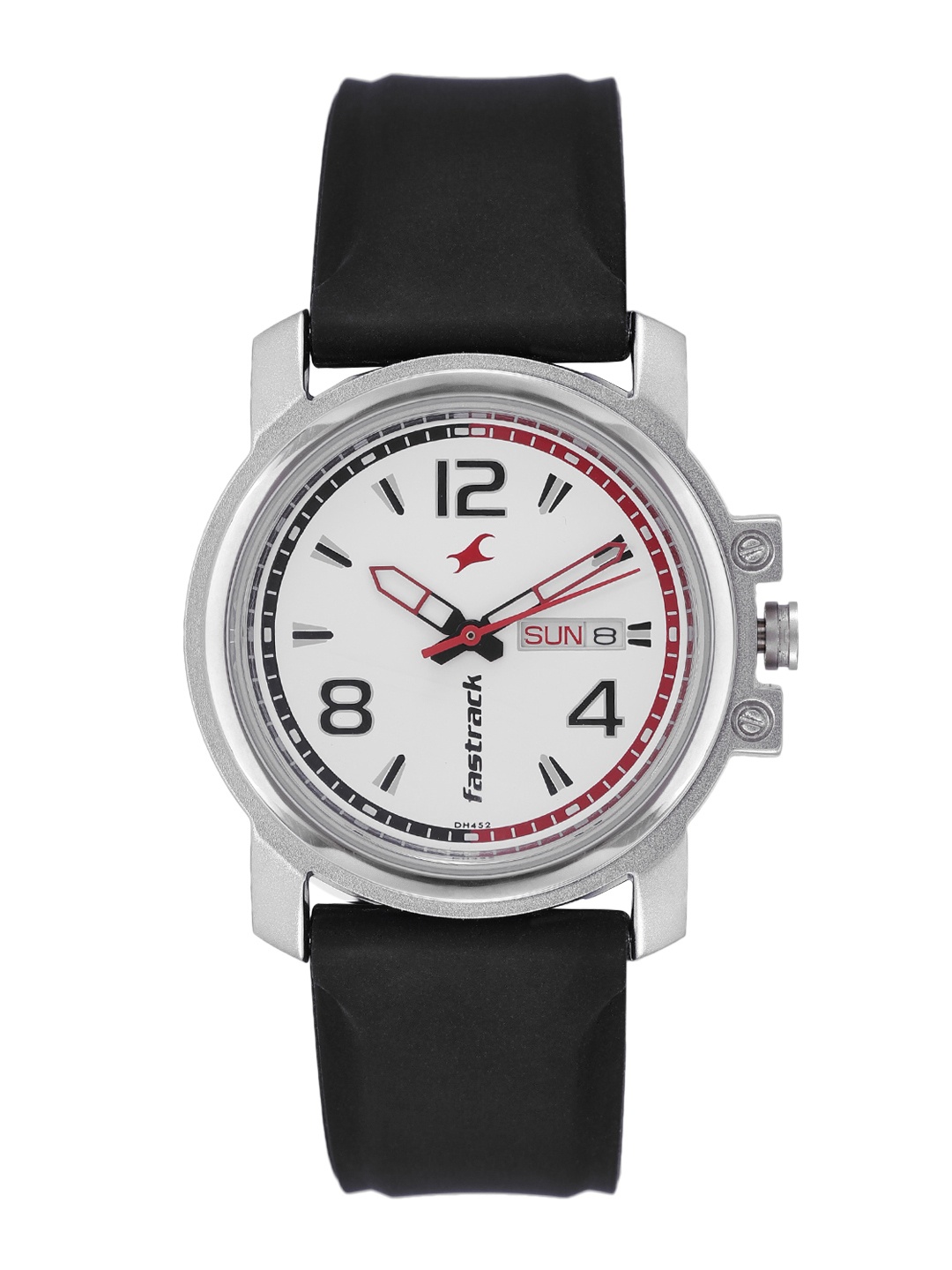 

Fastrack Men Brass Dial & Straps Analogue Watch- NM3039SP04, White