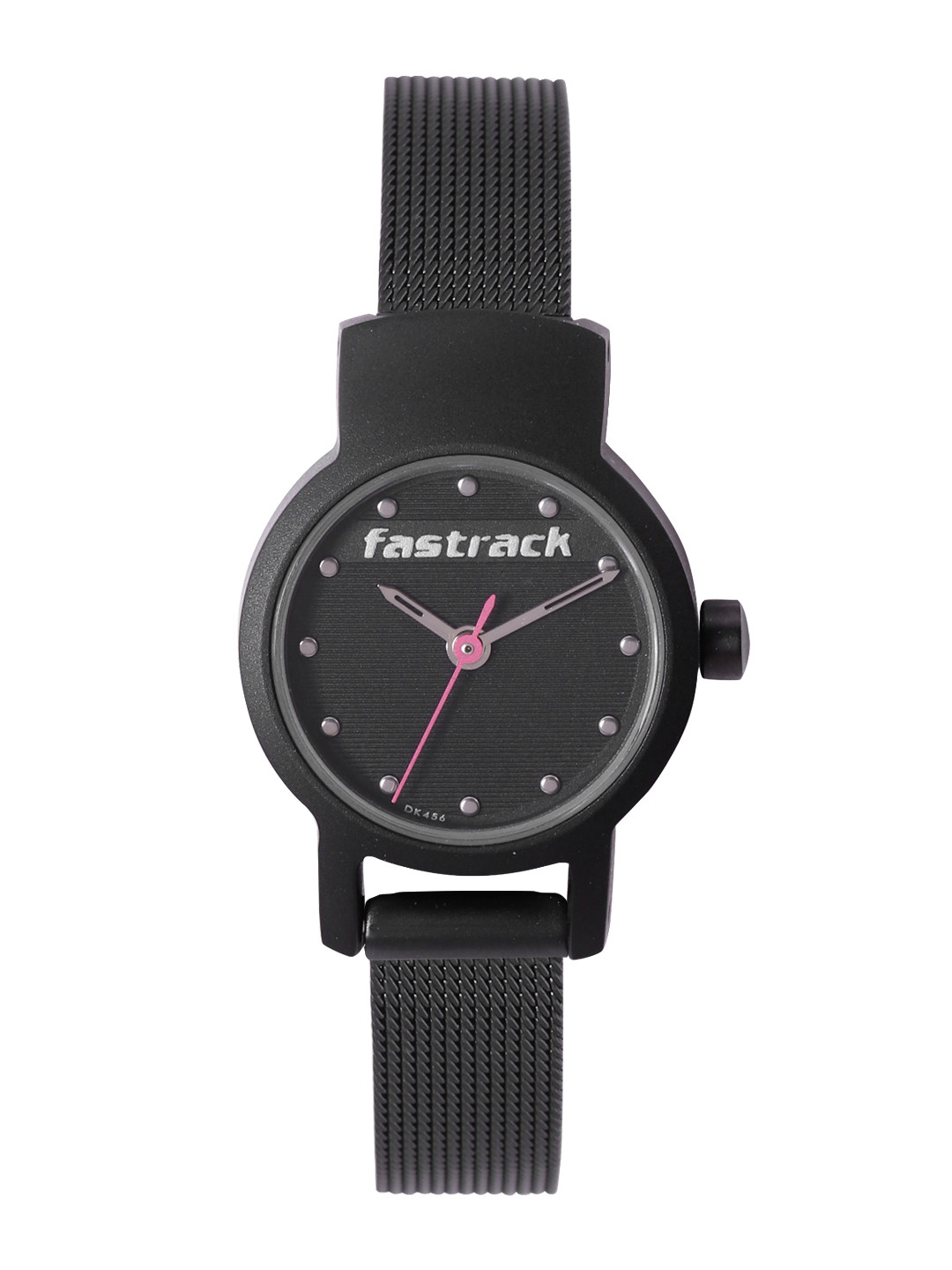 

Fastrack Women Stainless Steel Bracelet Style Straps Analogue Watch NR2298NM01, Black