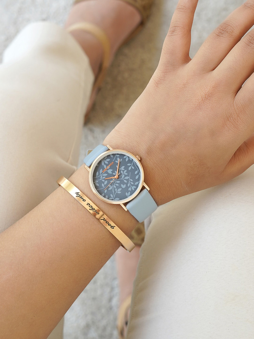 

JOKER & WITCH Women Hailee Watch Bracelet Stack JWBS929, Rose gold