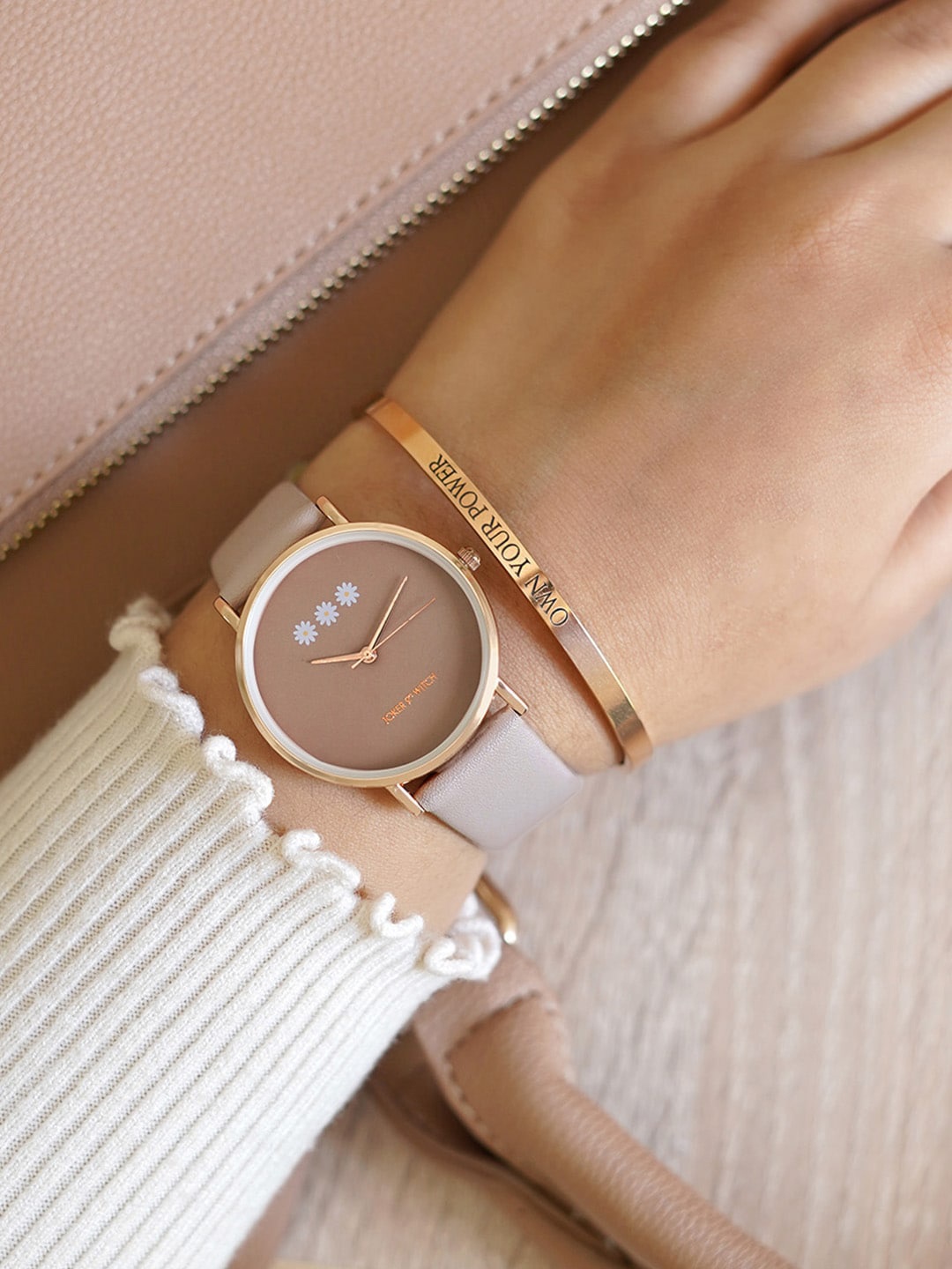 

JOKER & WITCH Mairam Watch Bracelet Stack, Rose gold
