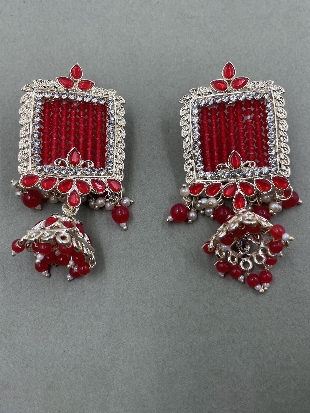 

Rhymee Gold Plated Floral Pearl Drop Earrings