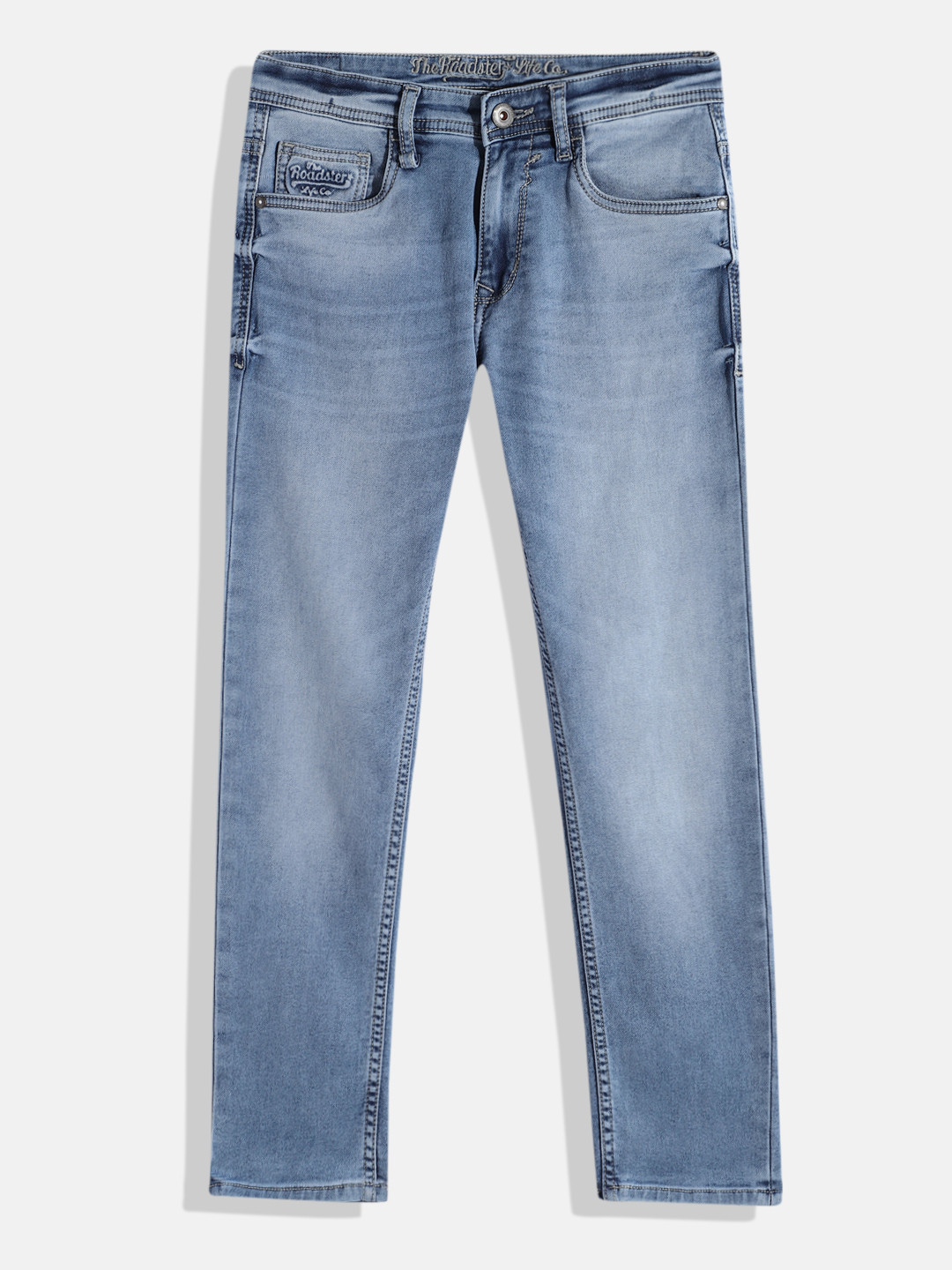 

UTH by Roadster Boys Slim Fit Light Fade Jeans, Blue