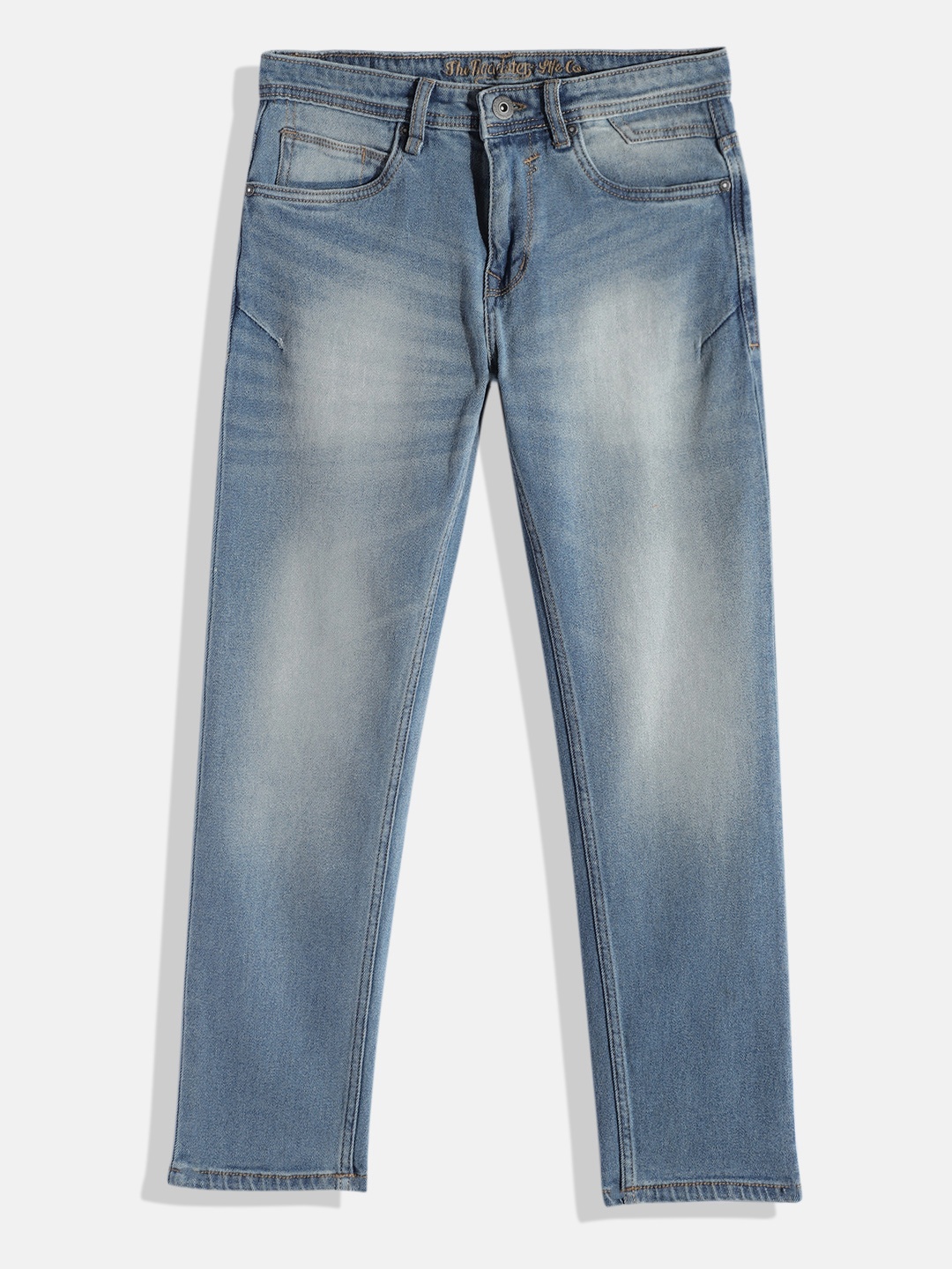 

UTH by Roadster Boys Slim Fit Light Fade Jeans, Navy blue