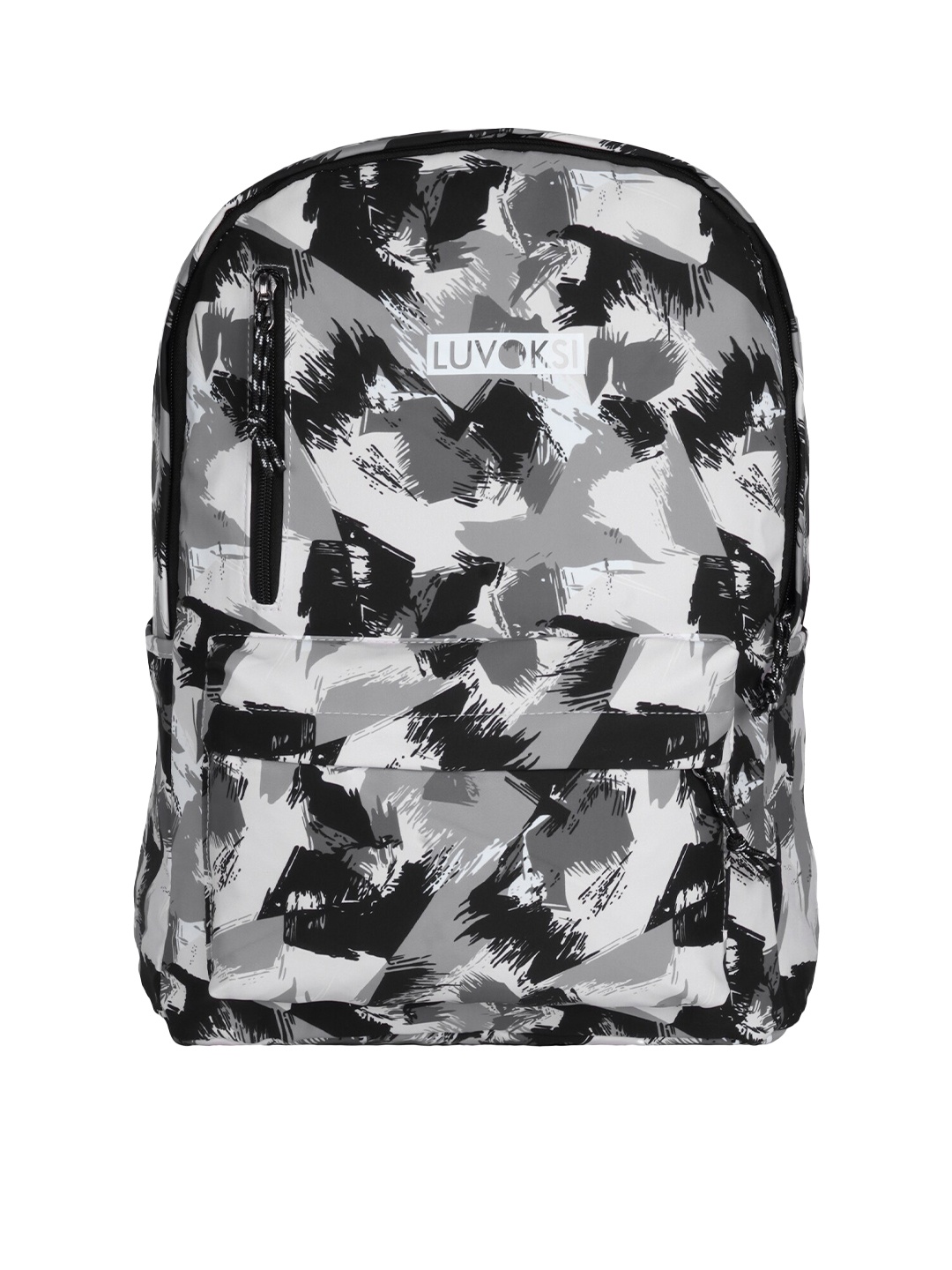 

Luvoksi Printed Medium Backpack, Grey