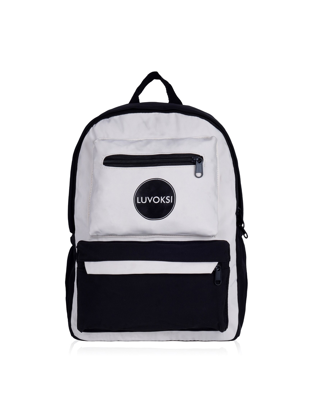 

Luvoksi Women Colourblocked Backpack, Black