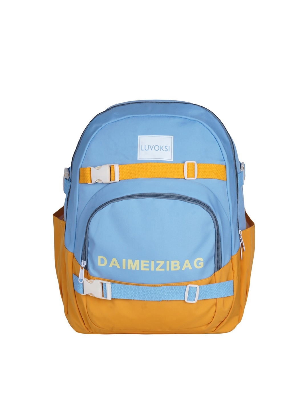 

Luvoksi Women Colourblocked Backpack, Blue