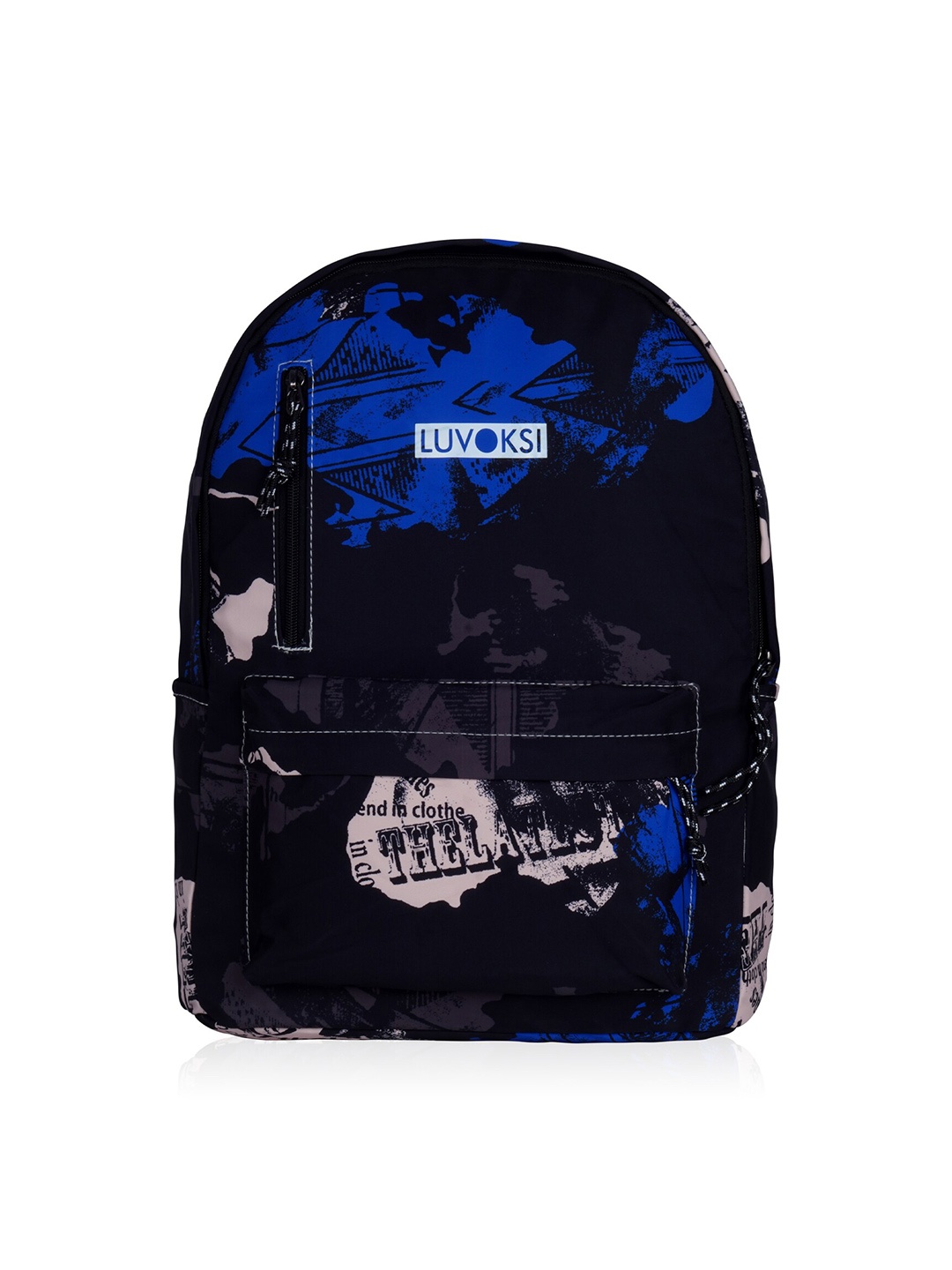 

Luvoksi Women Graphic Printed Backpack, Black