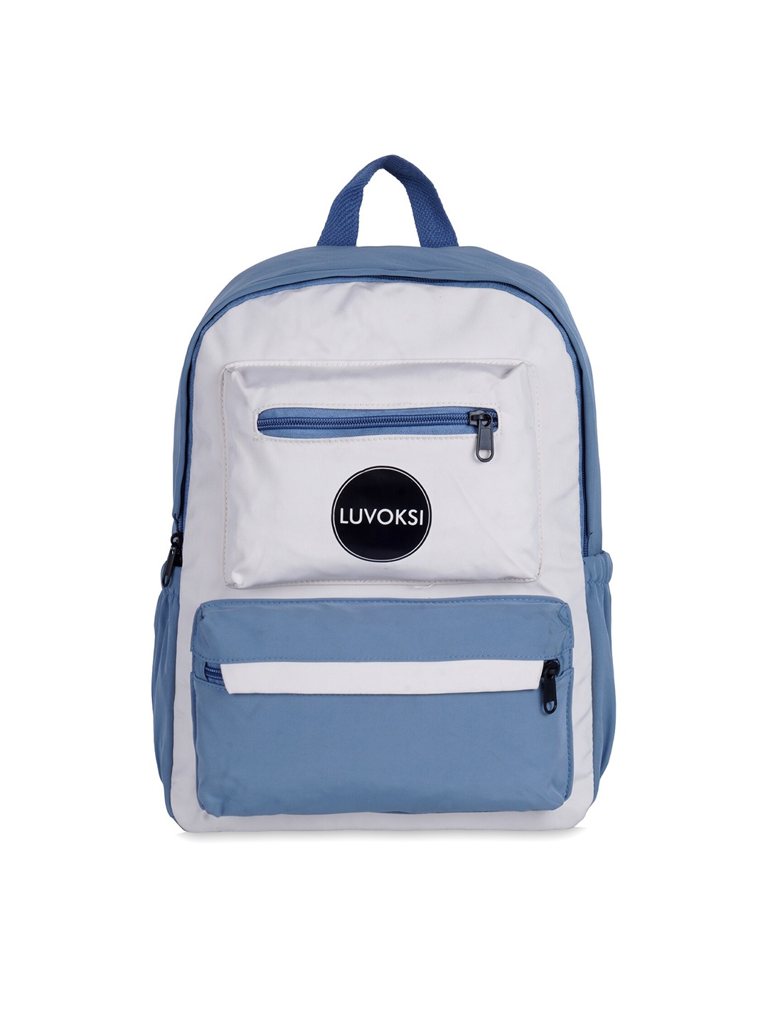 

Luvoksi Women Colourblocked Water Resistant Laptop Backpack, Blue