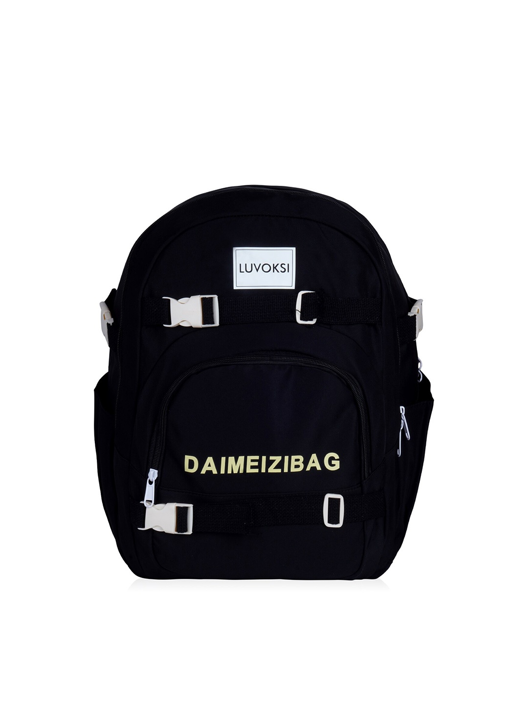 

Luvoksi Women Textured Small Backpack, Black