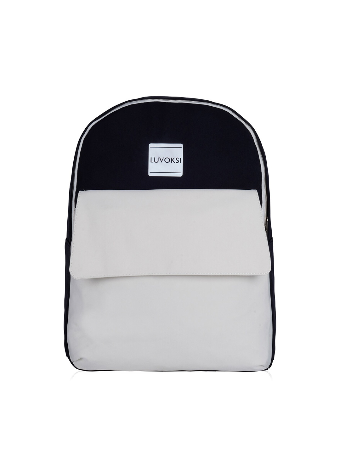 

Luvoksi Colourblocked Medium Backpack, Navy blue