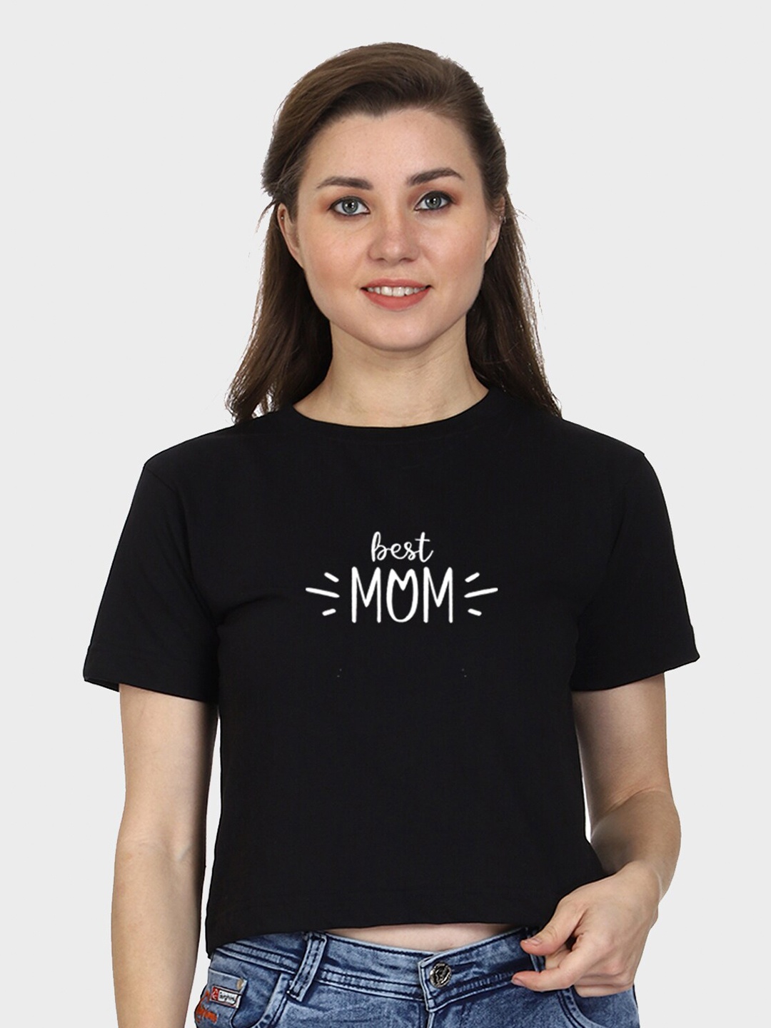 

T-SHIRT TRUCK Typography Printed Short Sleeves Cotton T-shirt, Black