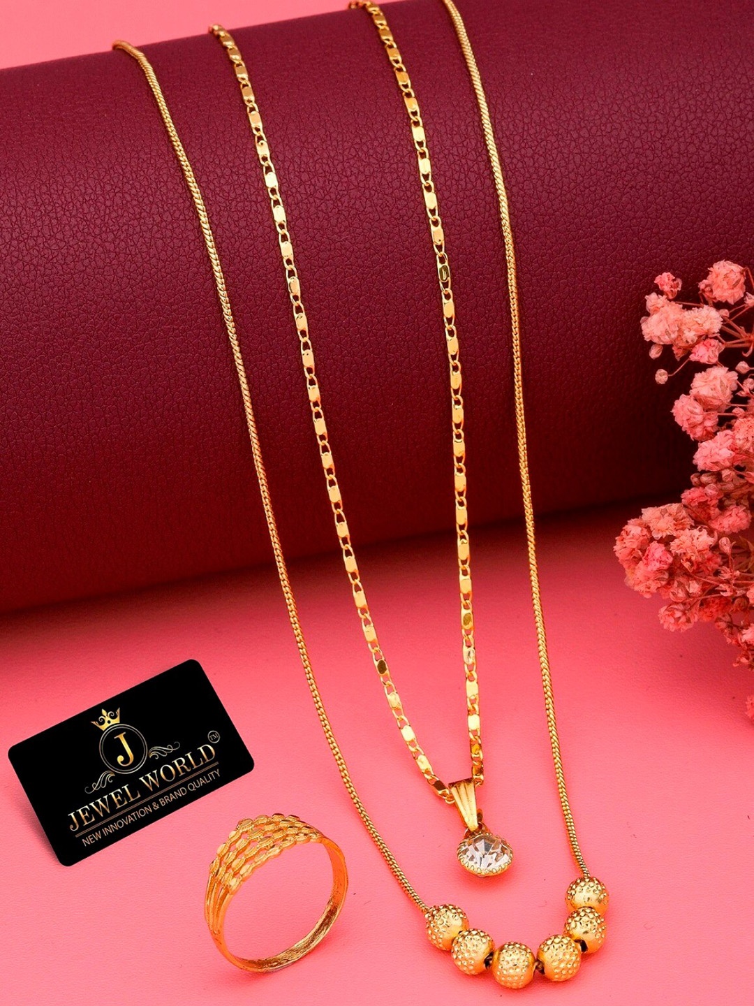 

JEWEL WORLD Gold-Toned Gold-Plated Necklace