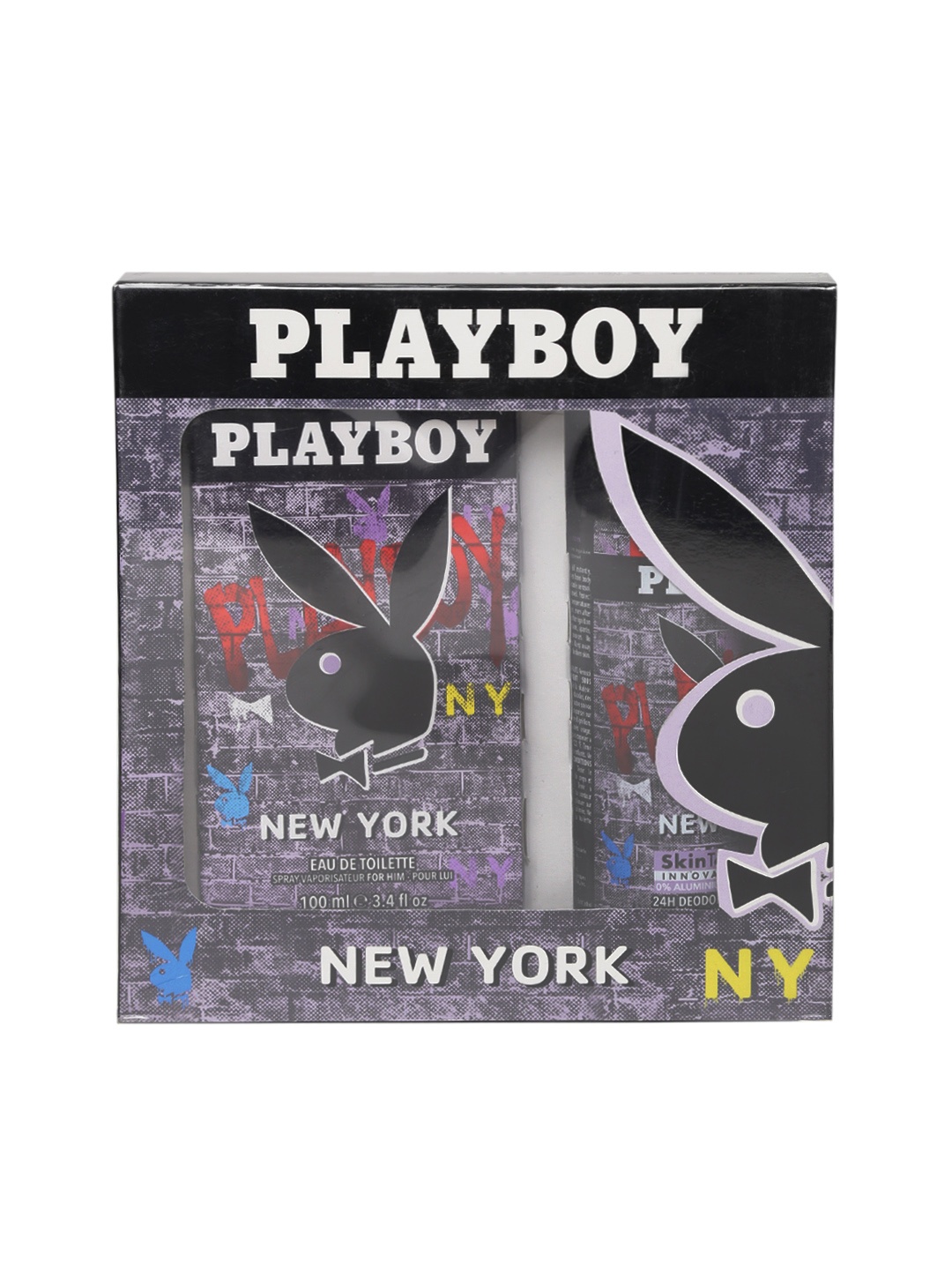 

Playboy Men New York Set EDT + Deodorant, Purple