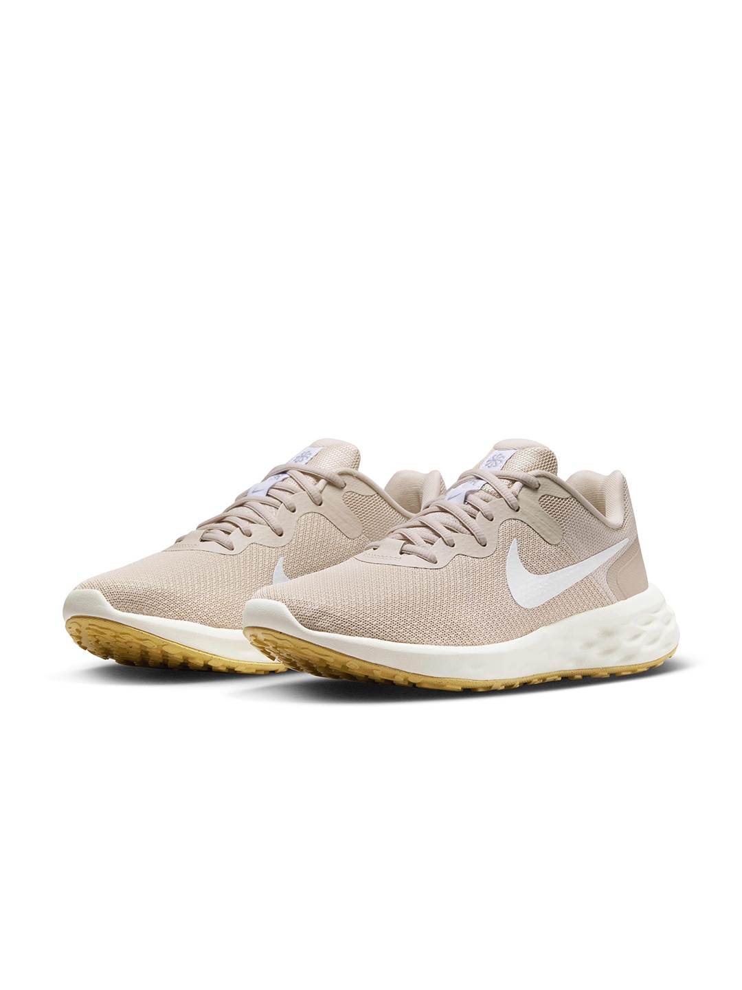 

Nike Women Revolution 6 Road Running Shoes, Beige