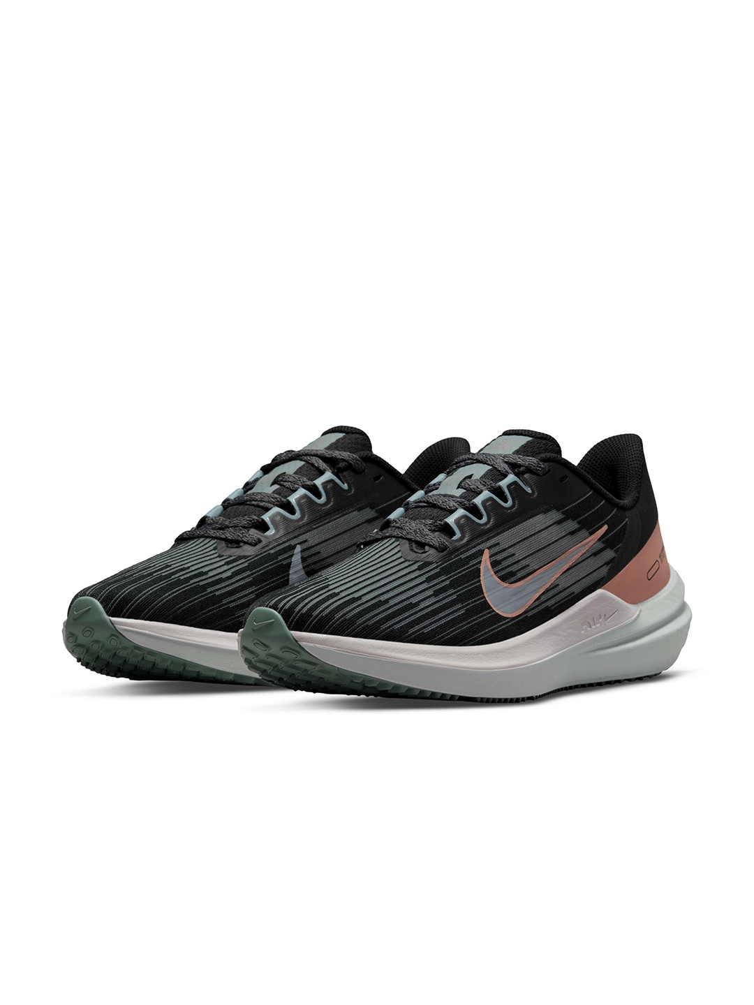 

Nike Women Winflo 9 Road Running Shoes, Black