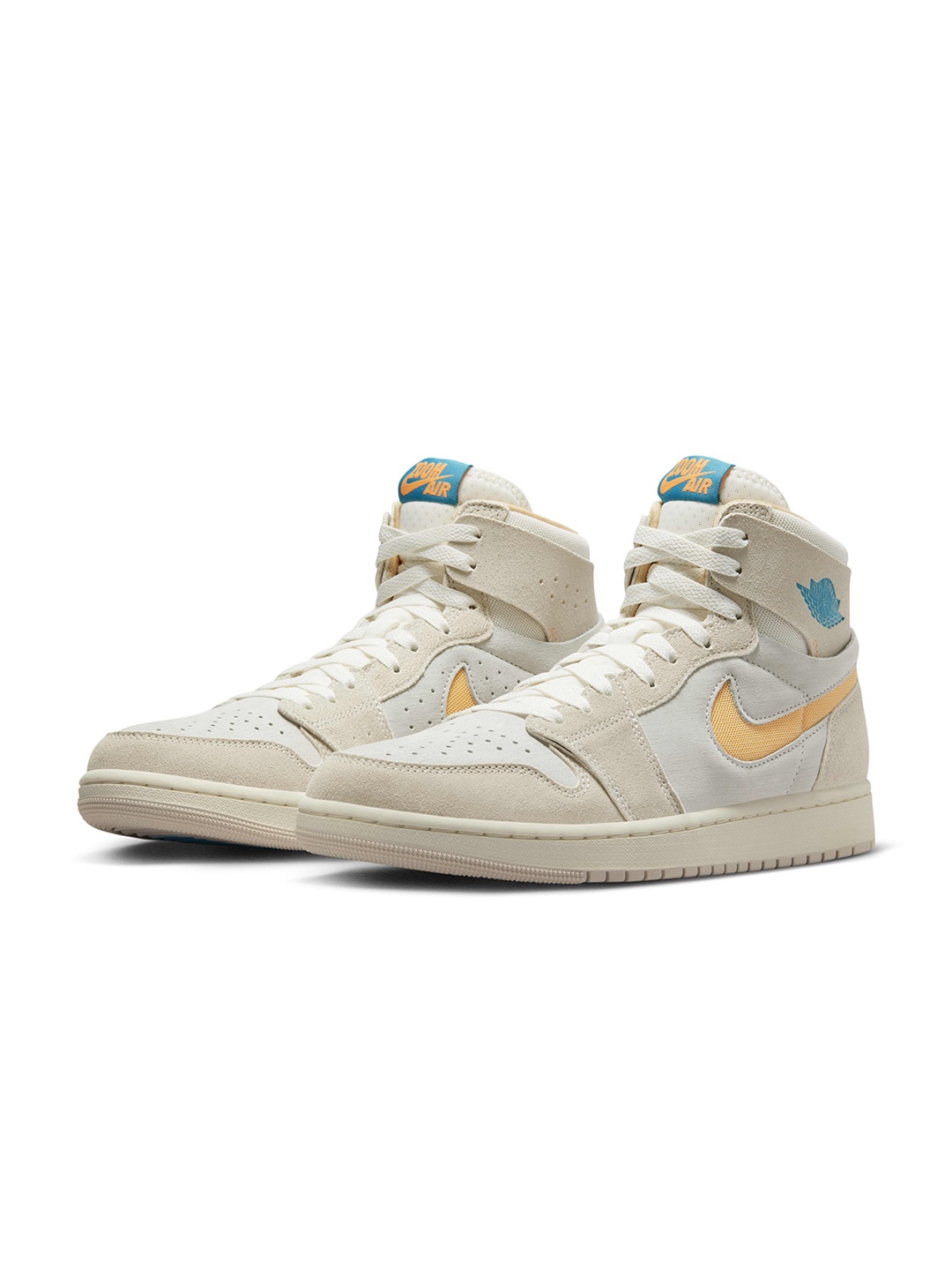 

Nike Men Air Jordan 1 Zoom CMFT 2 Sneakers, Camel brown
