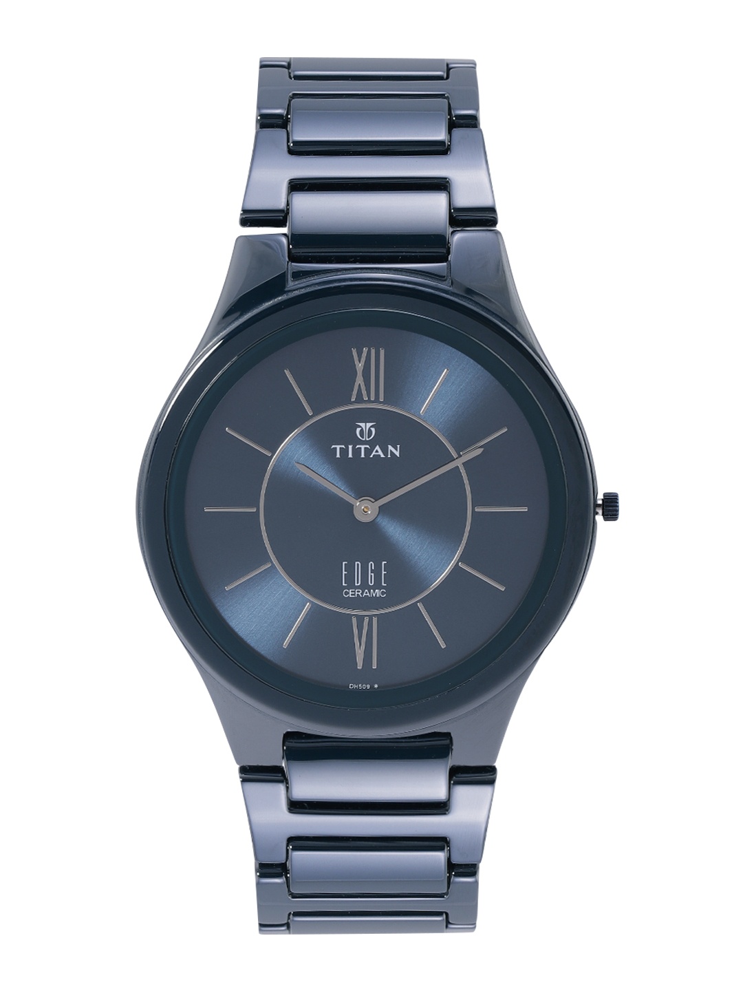 

Titan Edge Ceramic Men Quartz Analogue Watch NR1696QC03, Blue