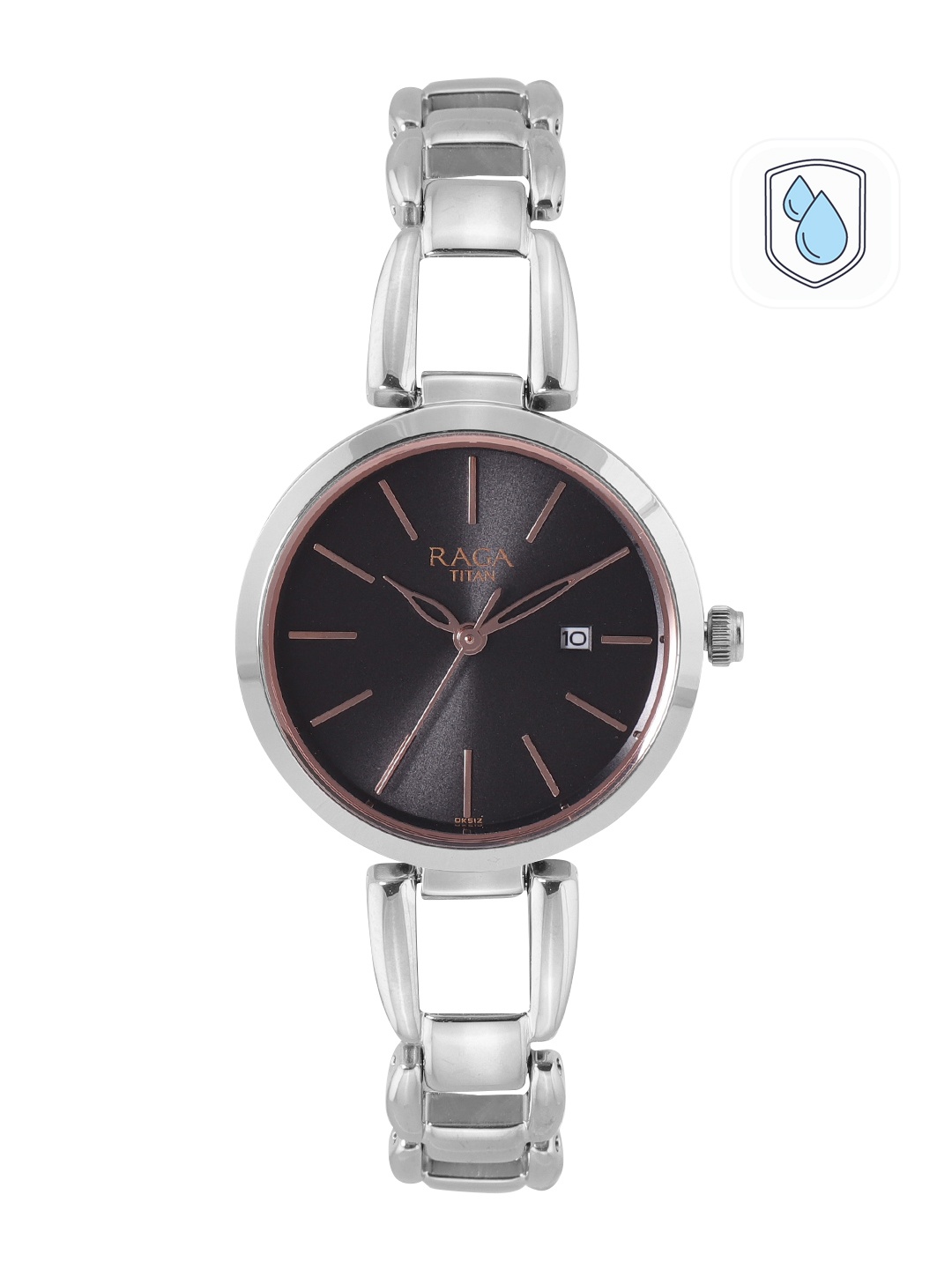 

Titan Women Bracelet Style Straps Analogue Watch NR2642SM01, Black
