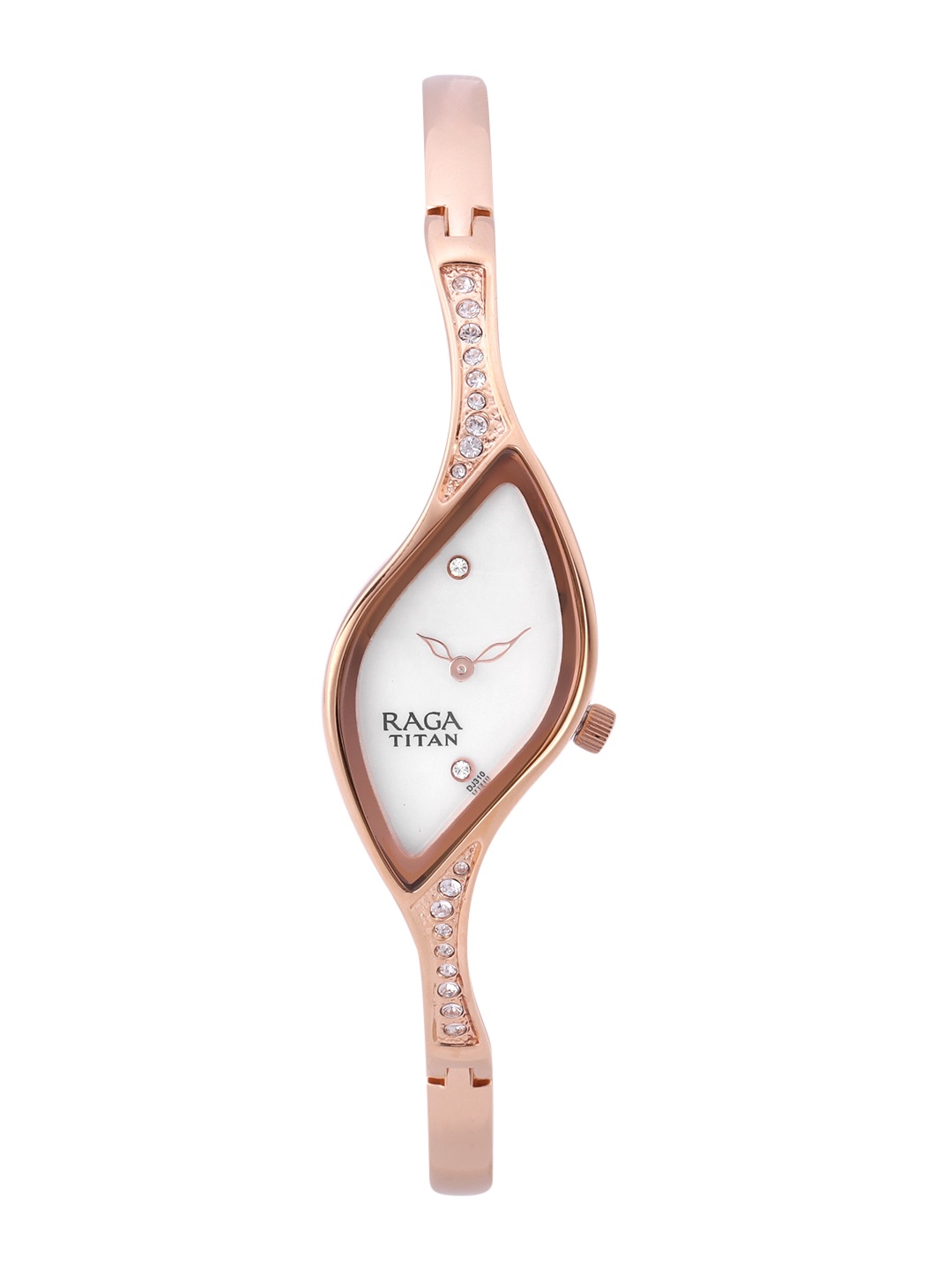 

Titan Raga Women Mother of Pearl Dial & Bracelet Style Straps Analogue Watch NQ9710WM01, Rose gold