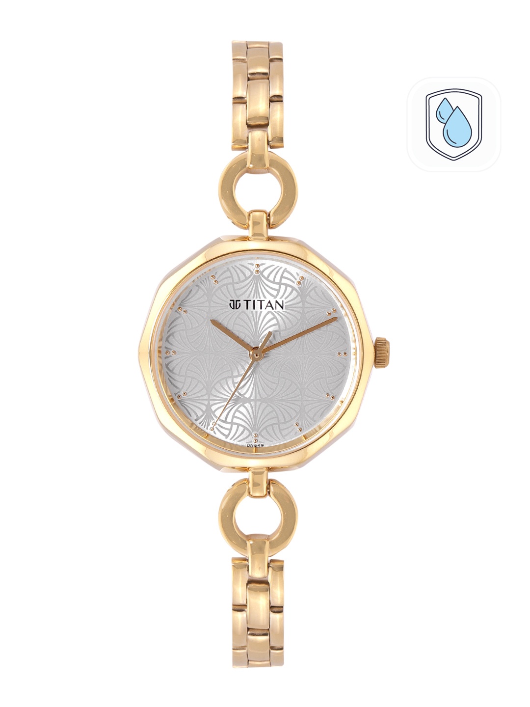 

Titan Women Bracelet Style Straps Analogue Watch NR2702YM01, Silver