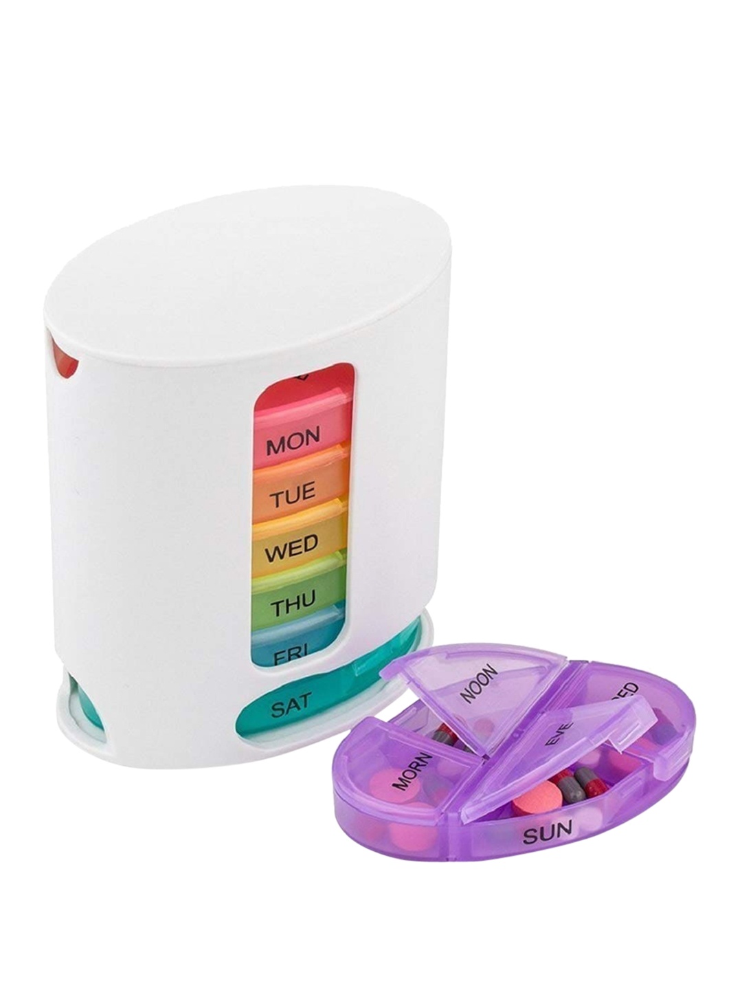 

Zevora White 7 Day Medicine Storage Box