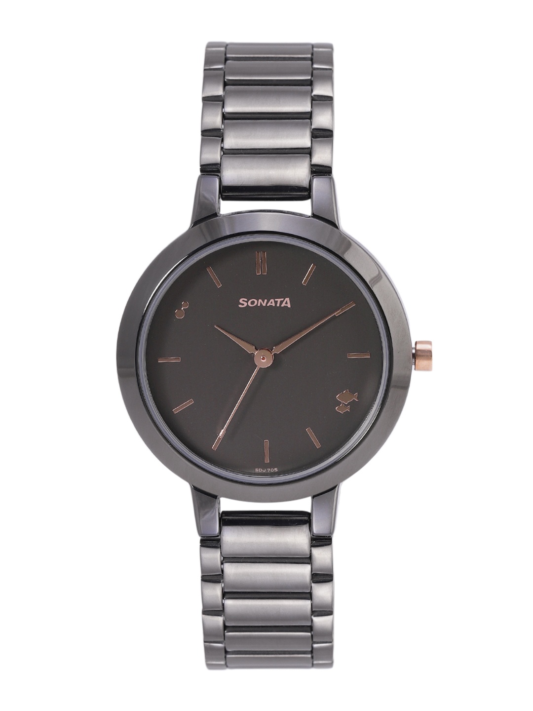 

Sonata Women Bracelet Style Straps Analogue Watch NR8141KM03, Black