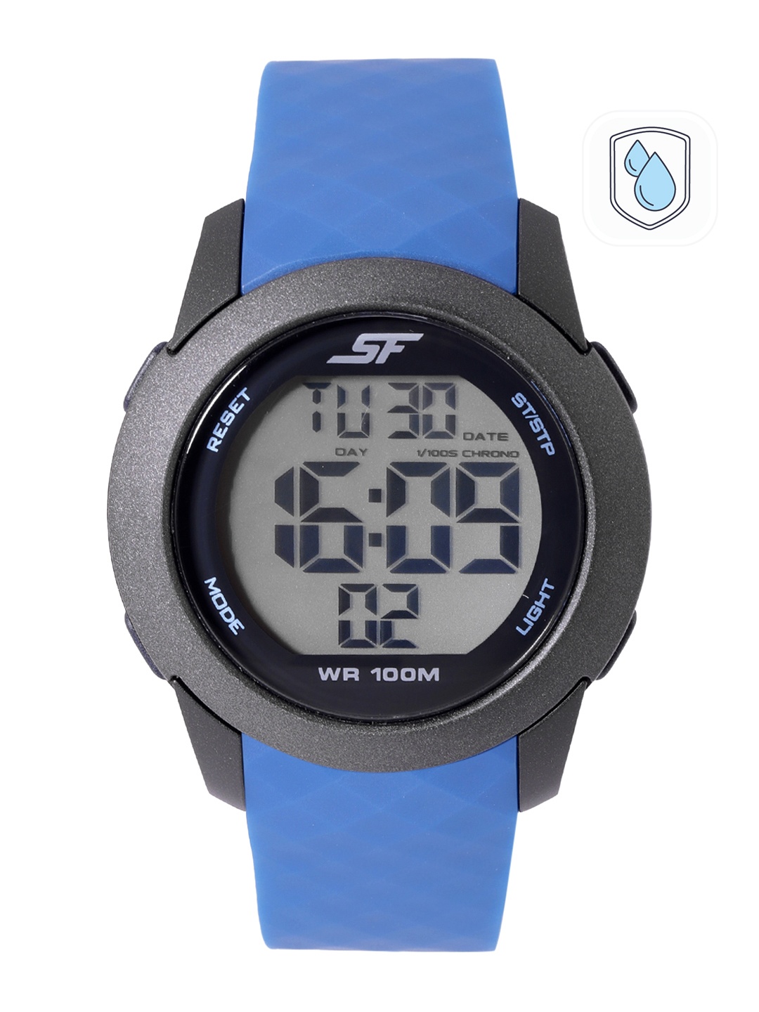 

Sonata Men Digital Multi Function Watch 77100PP03, Black