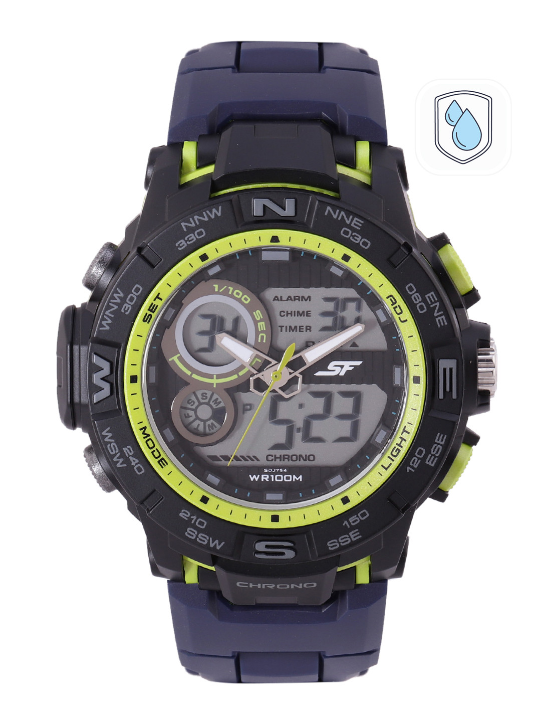 

Sonata Men Analogue Multi Function Watch 77104PP01, Grey