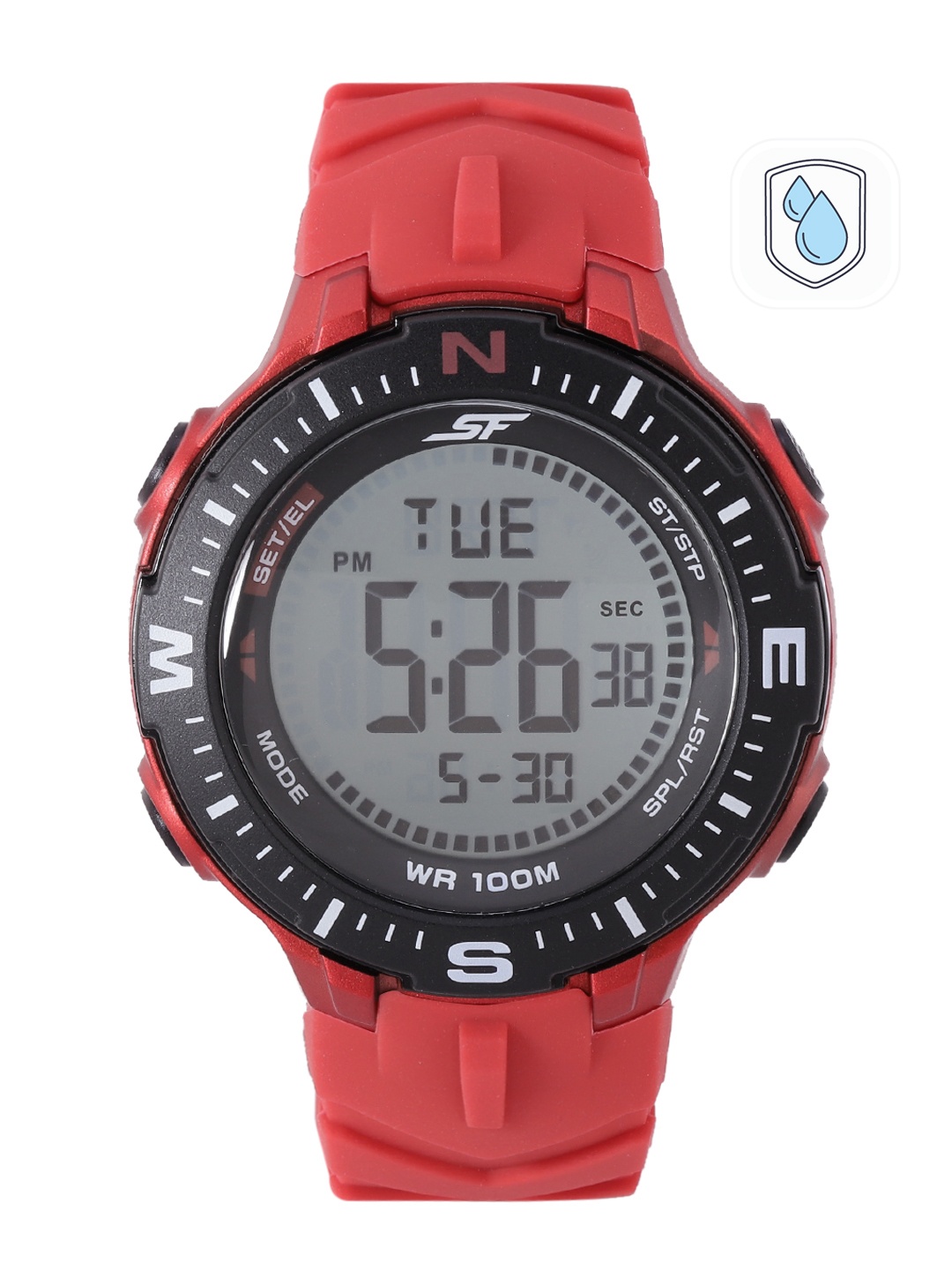 

Sonata Men Digital Watch 77095PP03, Black