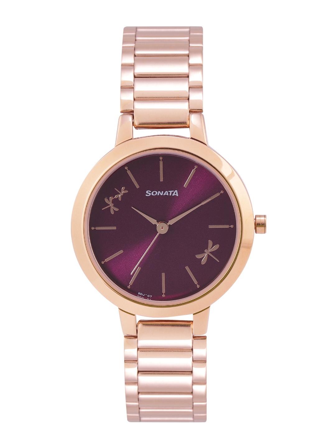 

Sonata Women Bracelet Style Straps Analogue Watch NR8141WM02, Purple