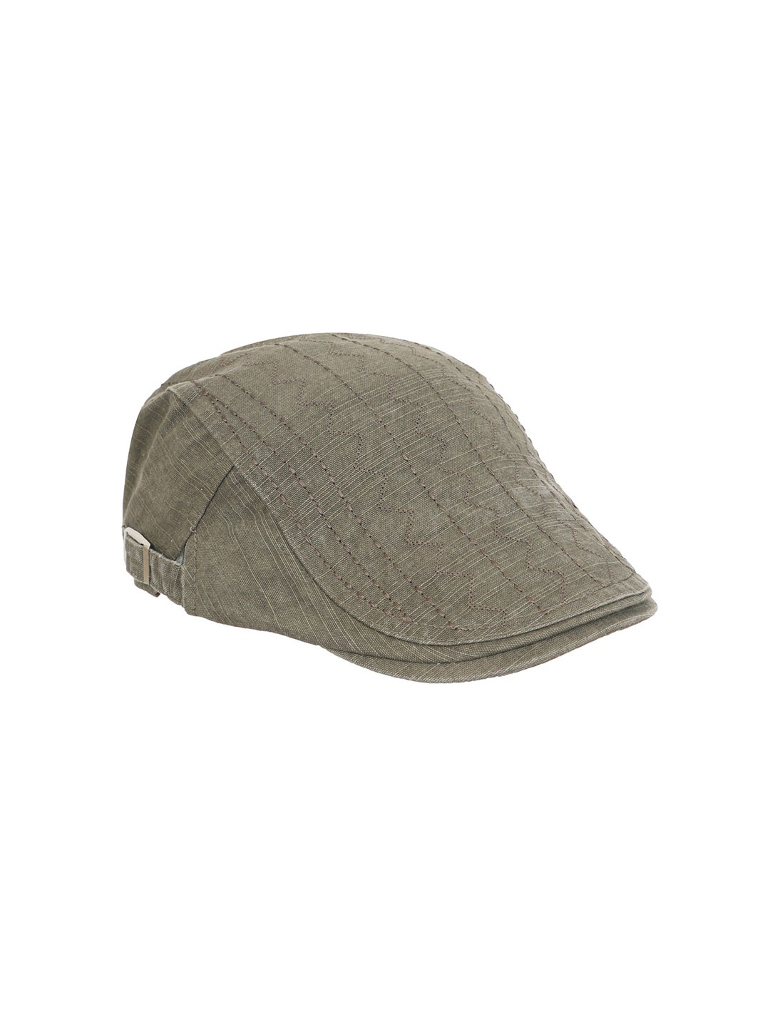 

FabSeasons Printed Cotton Ascot Cap, Green