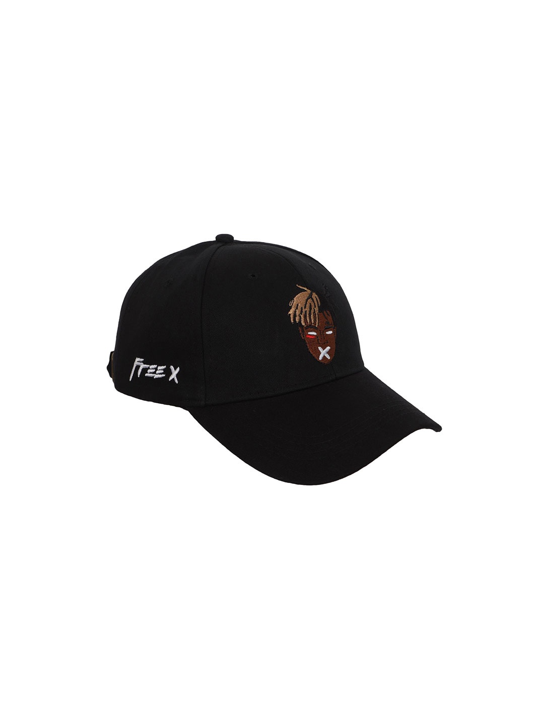 

FabSeasons Embroidered Cotton Baseball Cap, Black