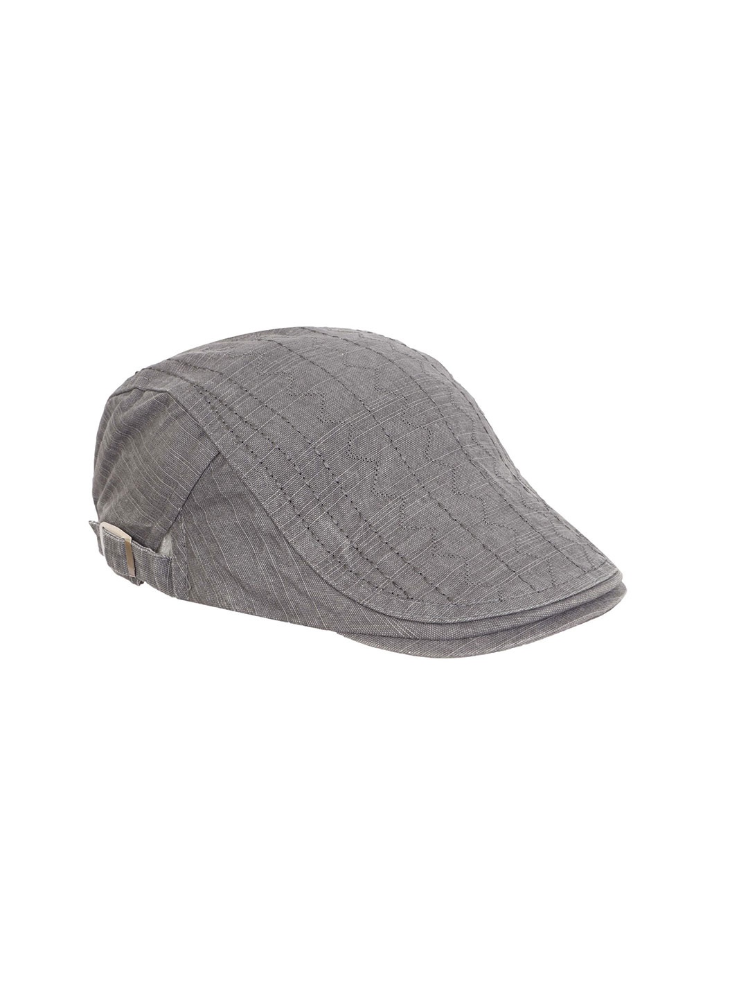 

FabSeasons Faded Cotton Ascot Cap, Grey