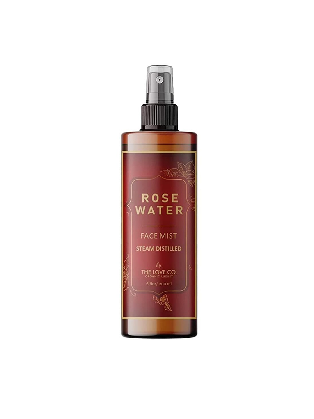 

THE LOVE CO. Steam Distilled Rose Water Face Mist - 200 ml, White