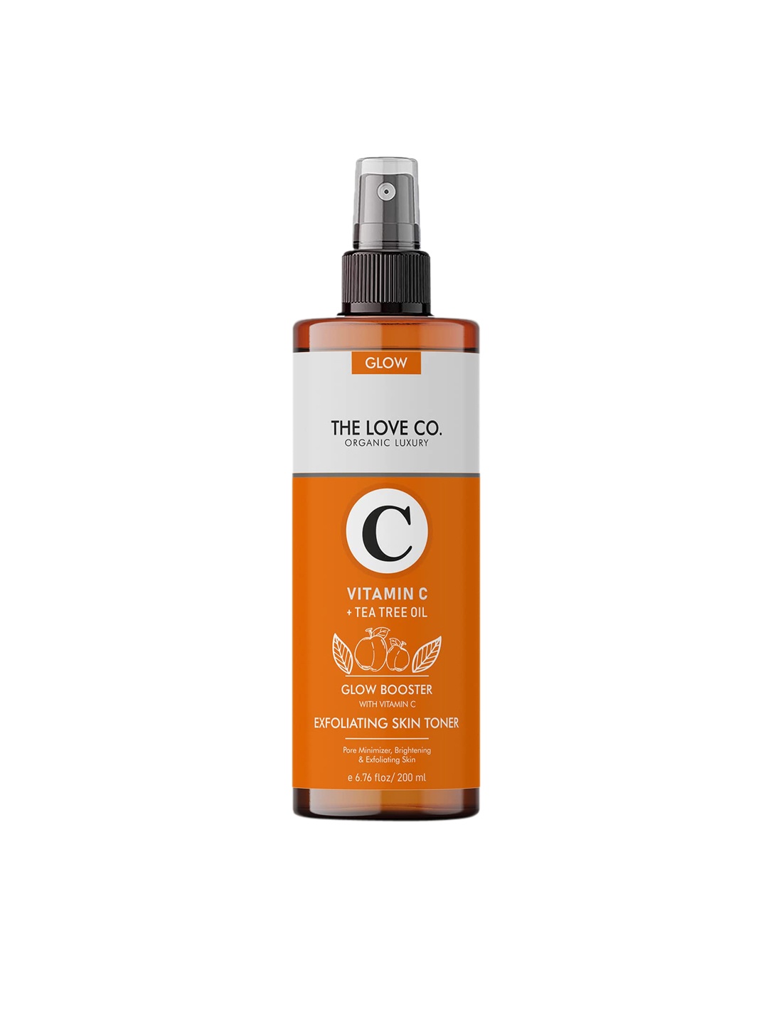 

THE LOVE CO. Glow Booster Vitamin C+Tea Tree Oil Exfoliating Skin Toner - 200 ml, White