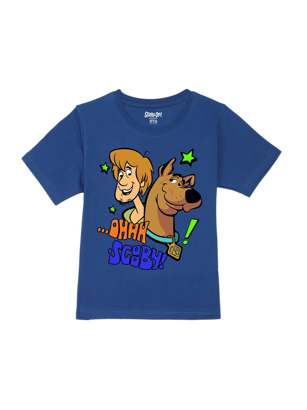 

Wear Your Mind Boys Scooby-Doo Printed Cotton T-shirt, Blue