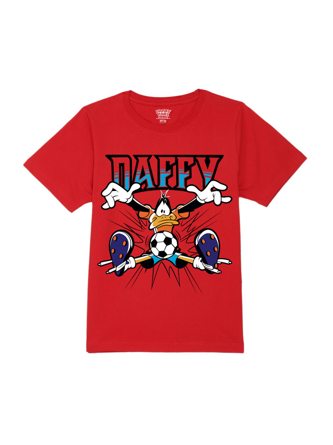 

Wear Your Mind Boys Looney Tunes Printed Pure Cotton T-shirt, Red