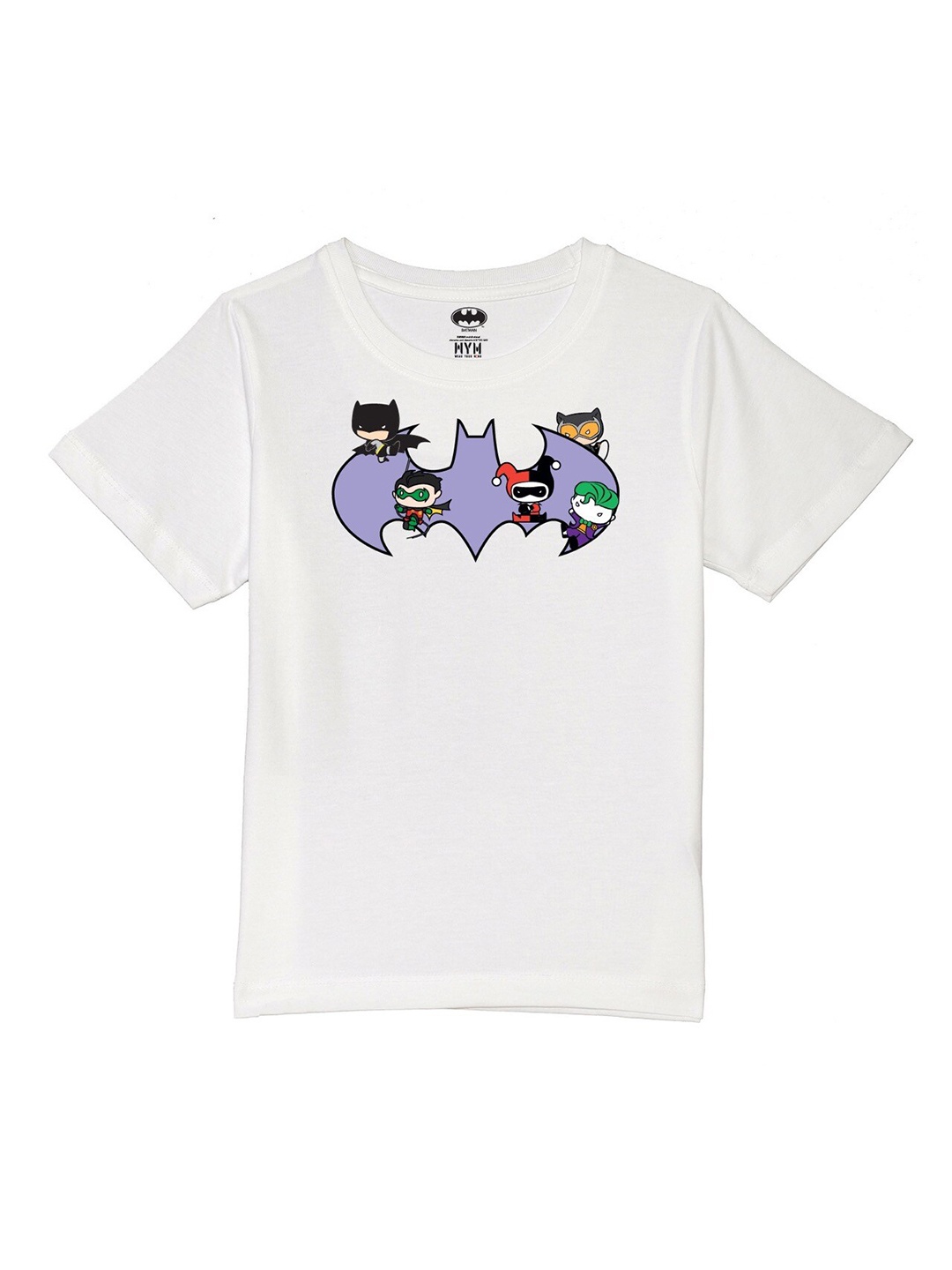 

Wear Your Mind Boys Graphic Printed Pure Cotton T-shirt, White