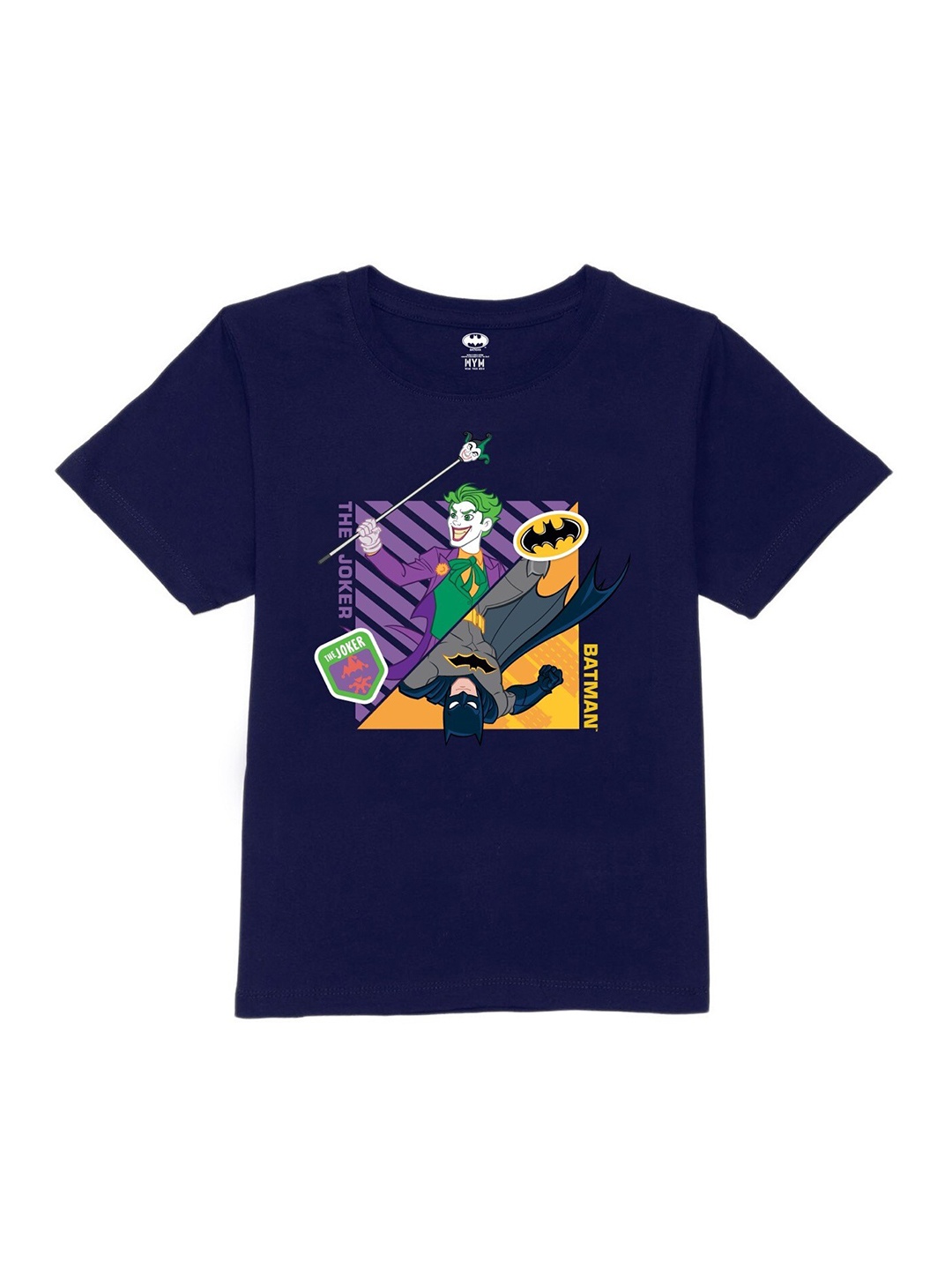 

Wear Your Mind Boys Batman Printed Cotton T-shirt, Blue